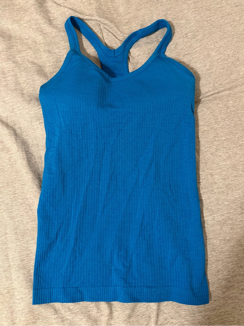 lululemon athletica Blue EBB Racerback Tank Top